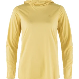 Fjällräven Basislag Trøjer | T-shirts & Toppe-Abisko Sun-hoodie W
