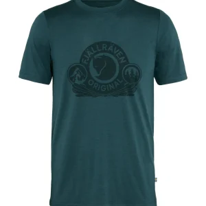 Fjällräven T-shirts & Toppe-Abisko Wool Classic SS M