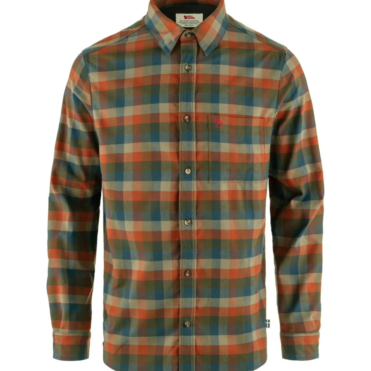 lappland_stretch_flannel__0.webp Fjällräven Skjorter-Lappland Stretch Flannel Shirt M