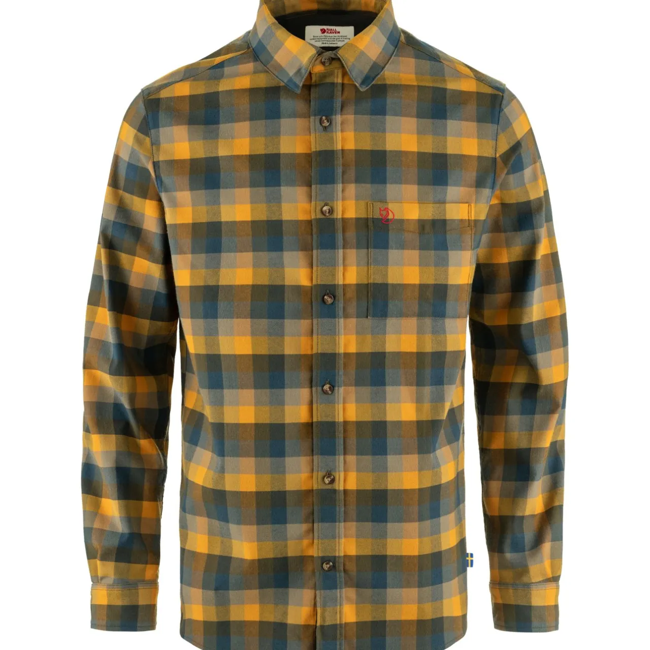 lappland_stretch_flannel__1.webp Fjällräven Skjorter-Lappland Stretch Flannel Shirt M