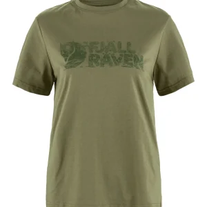 Fjällräven T-shirts & Toppe-Lush Logo T-shirt W