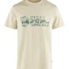 Fjällräven T-shirts & Toppe-Multicolor Logo T-shirt M