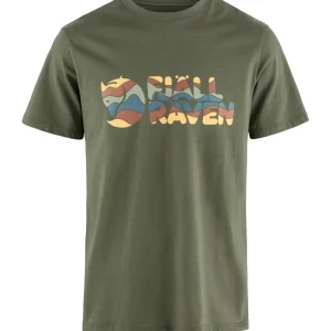 Fjällräven T-shirts & Toppe-Multicolor Logo T-shirt M