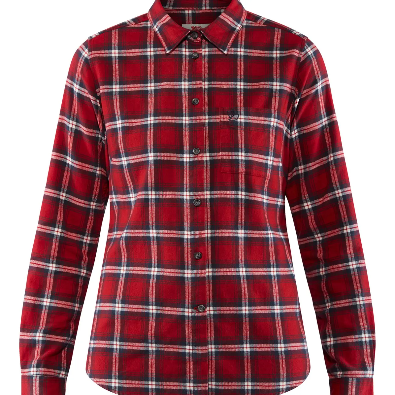 xdvik_flannel_shirt_w_1.webp Fjällräven Skjorter-Övik Flannel Shirt W